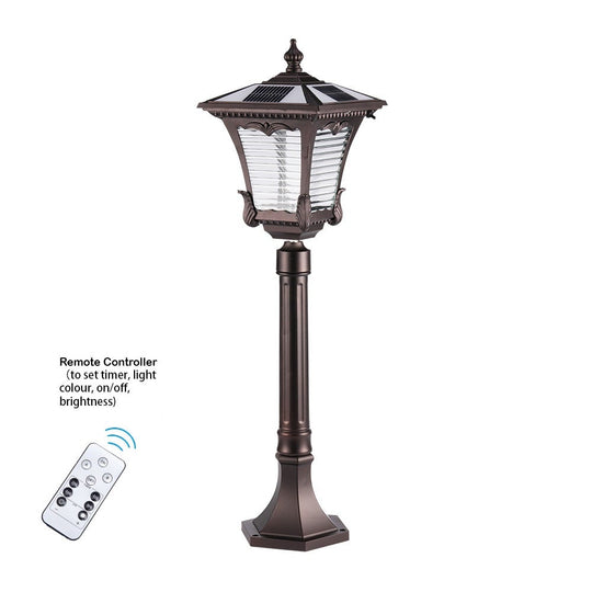 Poyssill Black Coffee Colour Estate Style Bollard Light