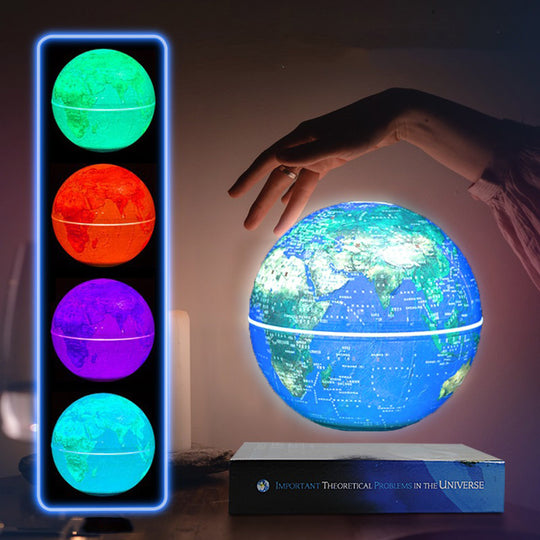 Magnetic Levitating Geographic Globes Auto Rotating Home Decor AU plug